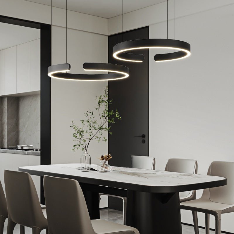 Kortárs 24-Inch-es LED-es függőlámpa — Kör alakú gyűrűlámpa