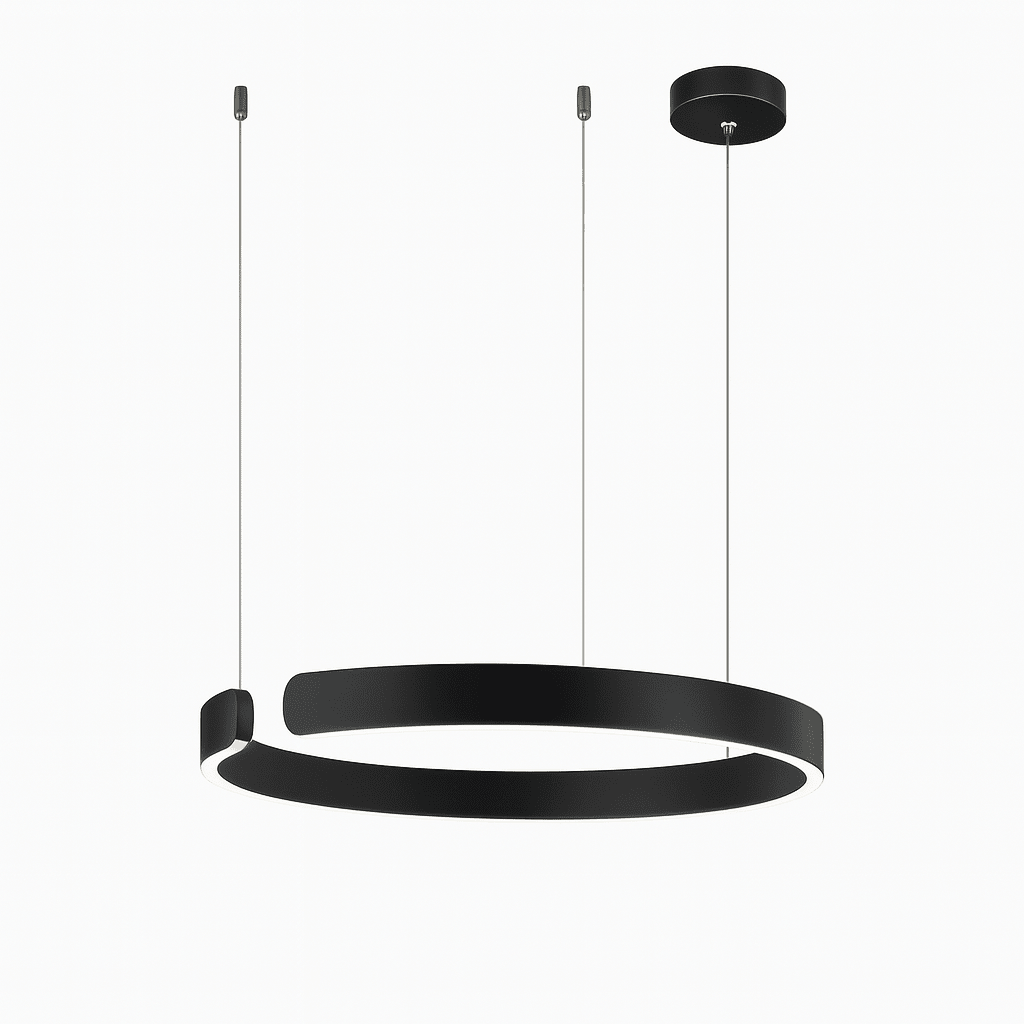 Kortárs 24-Inch-es LED-es függőlámpa — Kör alakú gyűrűlámpa