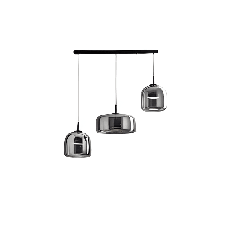 Moderne LED-pendellampe i glas — loftlampe med en diameter på 12-Inch
