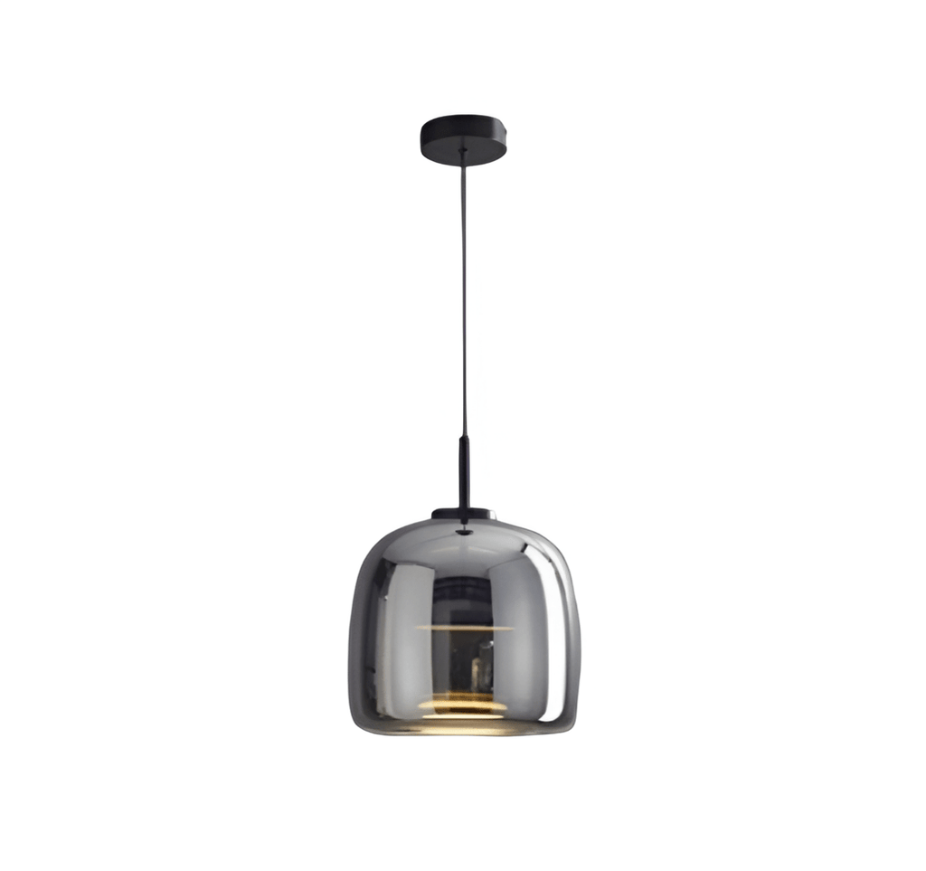 Moderne LED-pendellampe i glas — loftlampe med en diameter på 12-Inch
