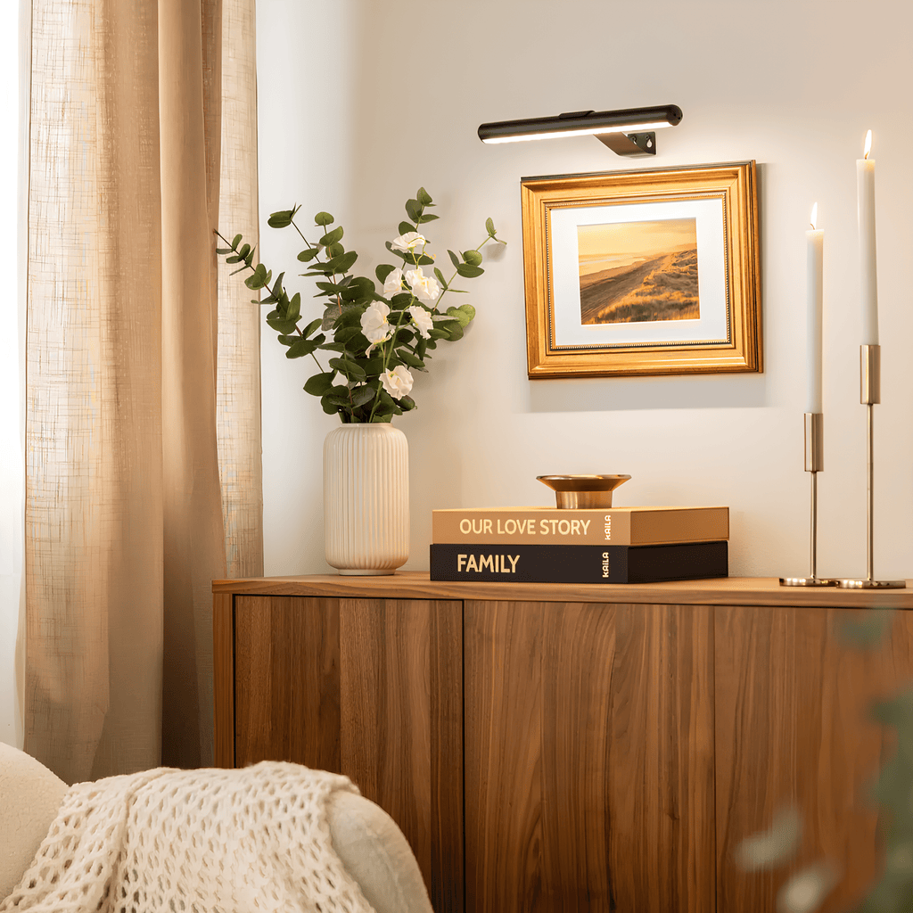 Cordless LED Wall Lamp — USB-C Rechargeable, Remote Control, Wire-Free Design