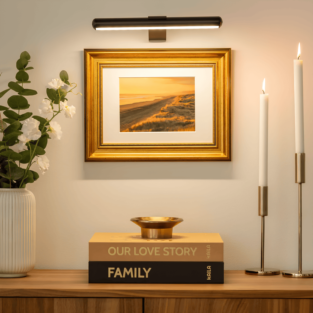 Cordless LED Wall Lamp — USB-C Rechargeable, Remote Control, Wire-Free Design