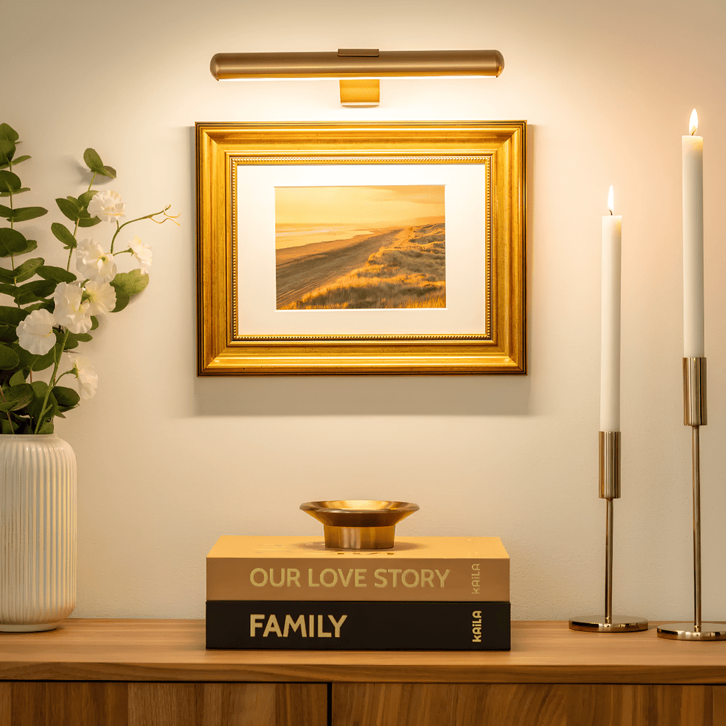Cordless LED Wall Lamp — USB-C Rechargeable, Remote Control, Wire-Free Design