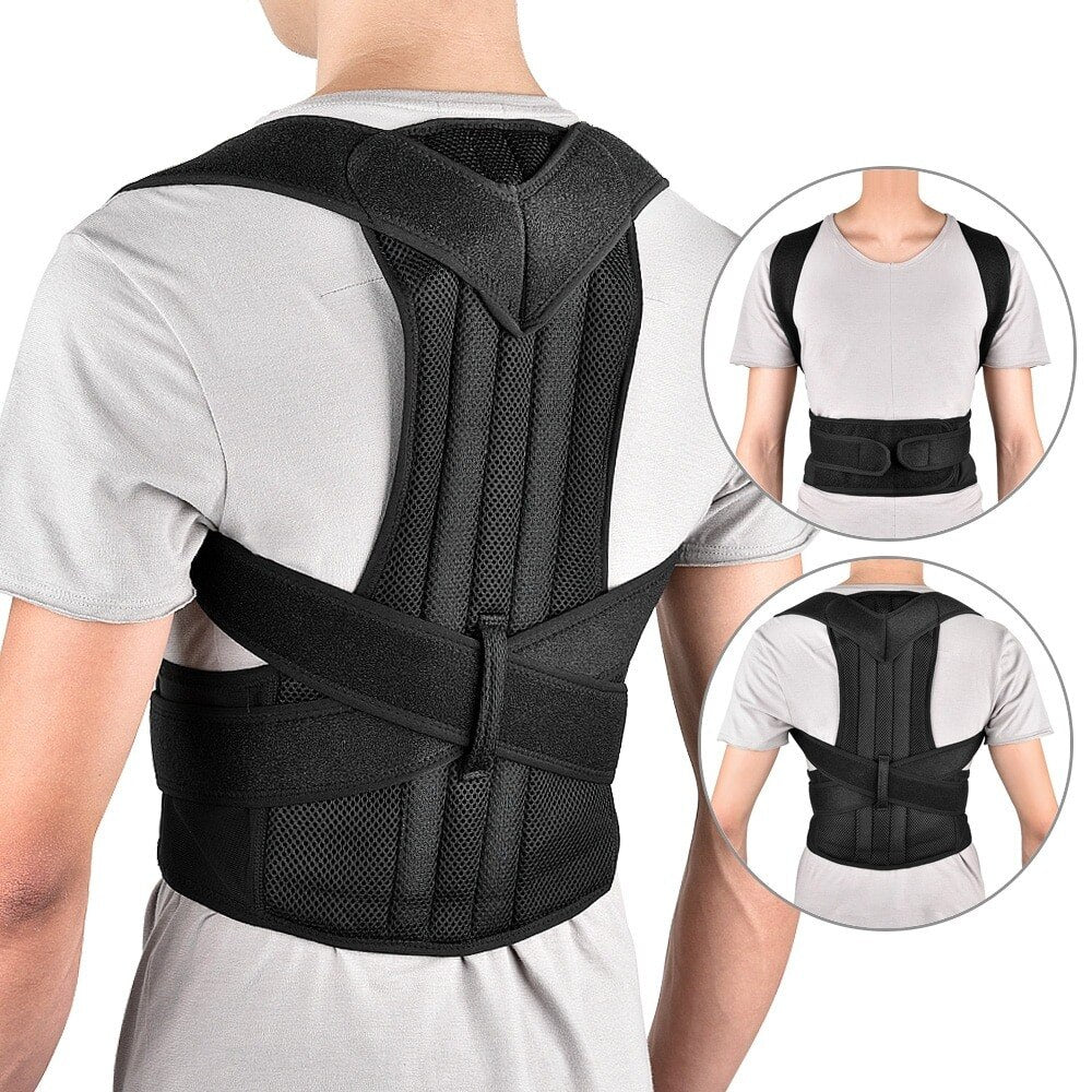 Ergonomiskt justerbart ventilerande hållningsstöd — unisex