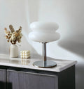 Kirrea Cupcake Mushroom Glass Table Lamp — Sandblasted Finish