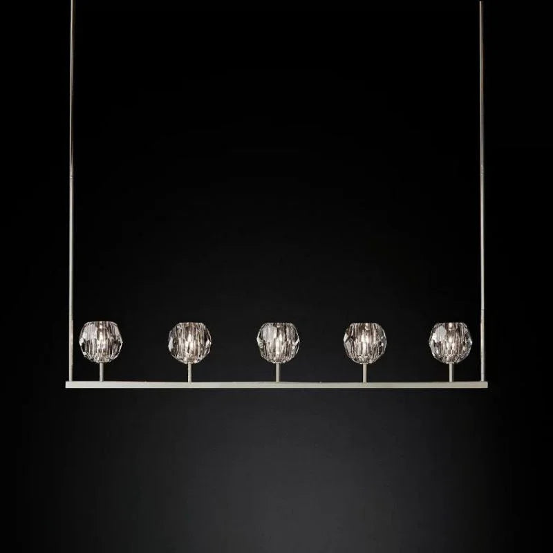 Crystal Ball Linear Chandelier | wildoxy
