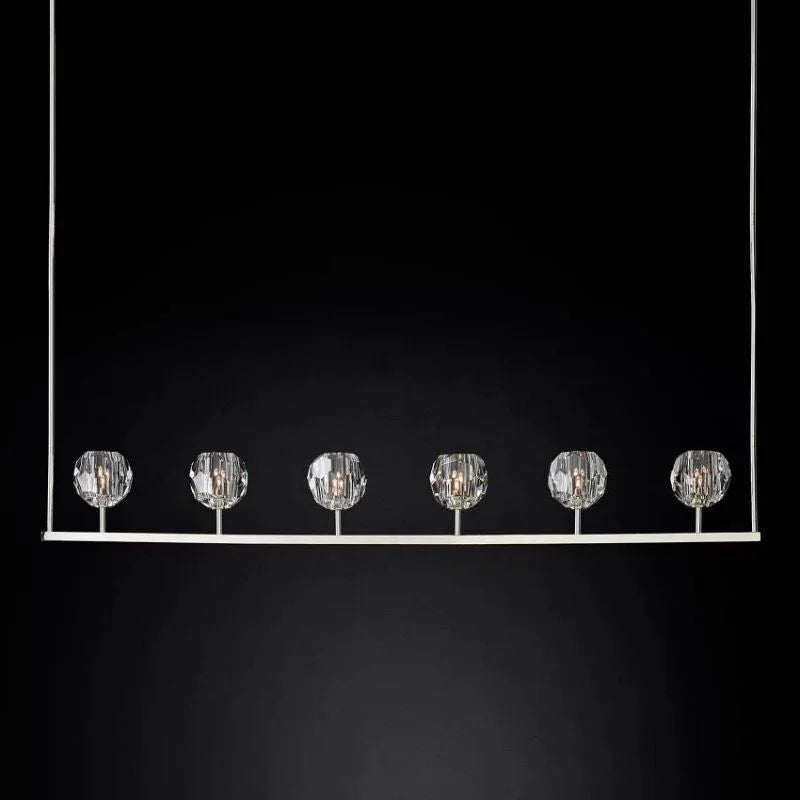 Crystal Ball Linear Chandelier | wildoxy