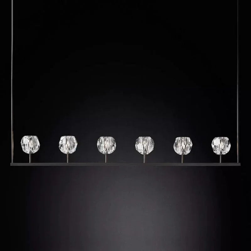Crystal Ball Linear Chandelier | wildoxy