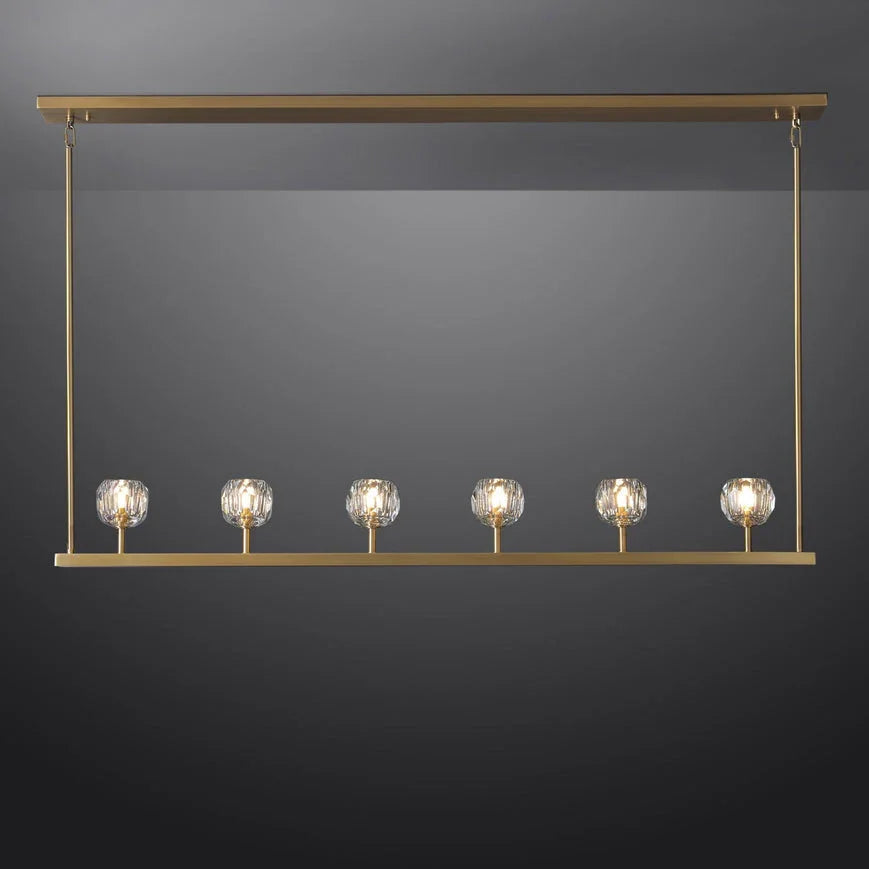 Crystal Ball Linear Chandelier | wildoxy