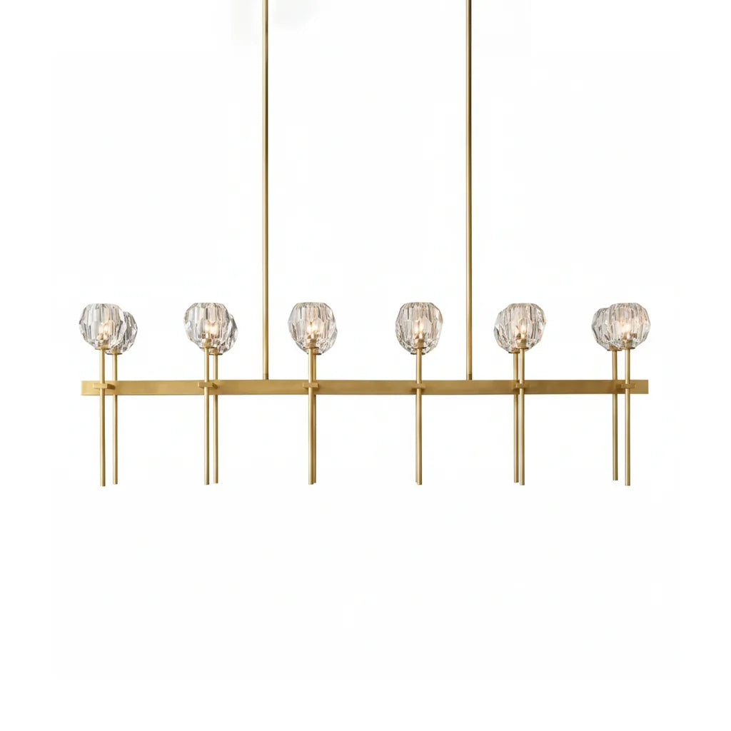 Crystal Ball Linear Chandelier | wildoxy