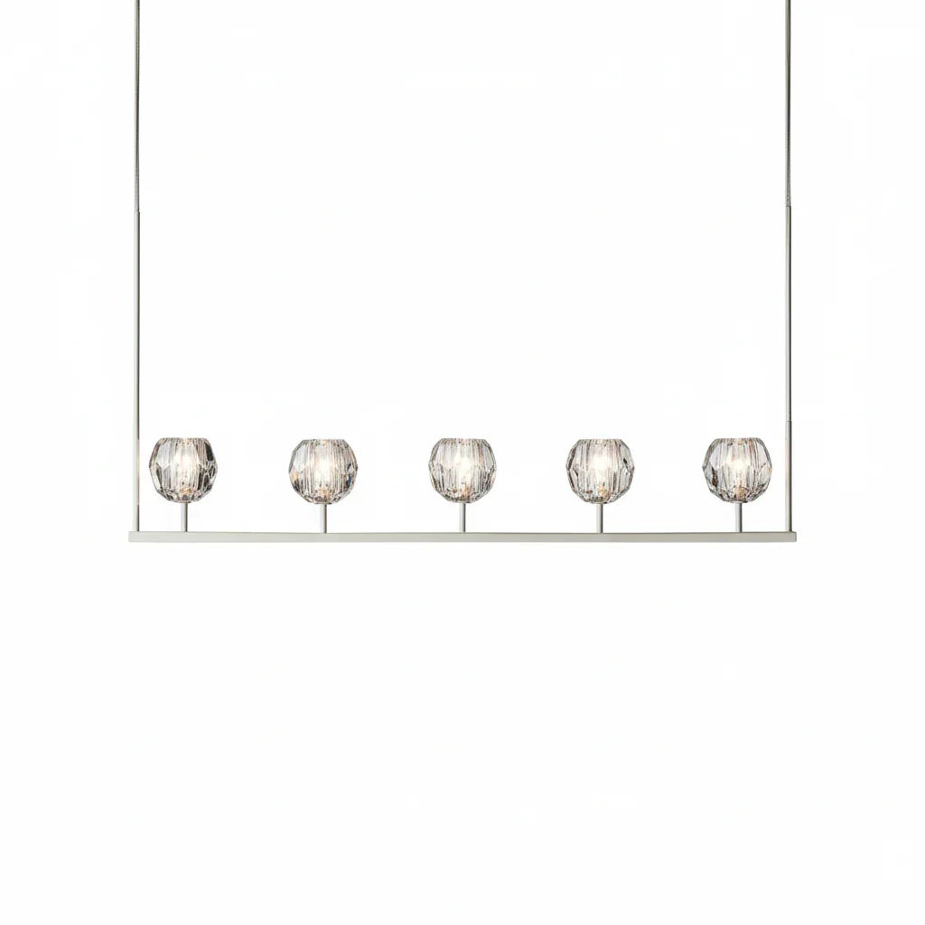 Crystal Ball Linear Chandelier | wildoxy