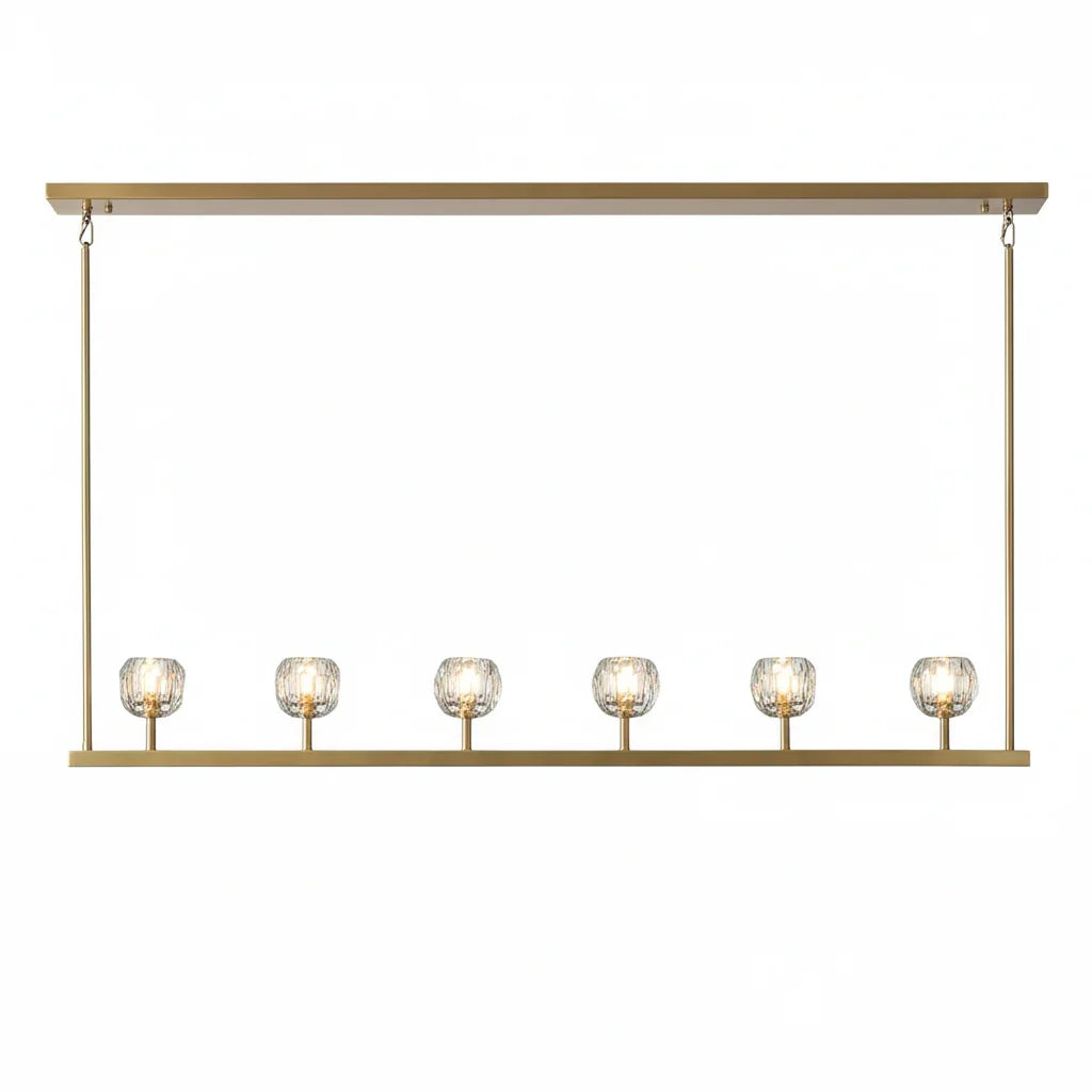 Crystal Ball Linear Chandelier | wildoxy