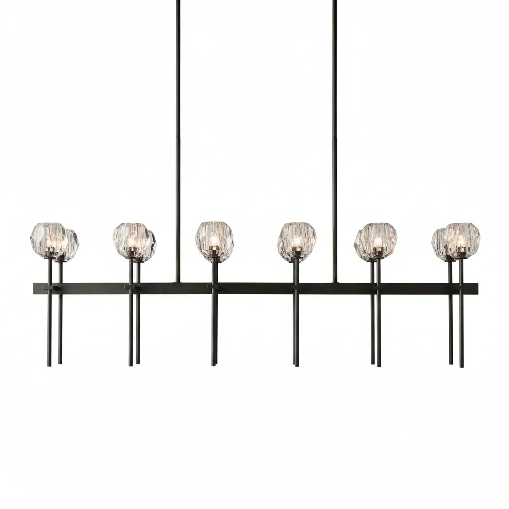 Crystal Ball Linear Chandelier | wildoxy