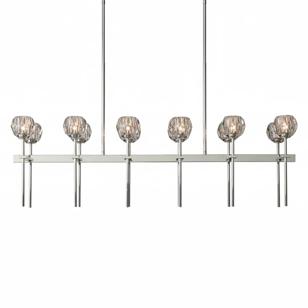 Crystal Ball Linear Chandelier | wildoxy