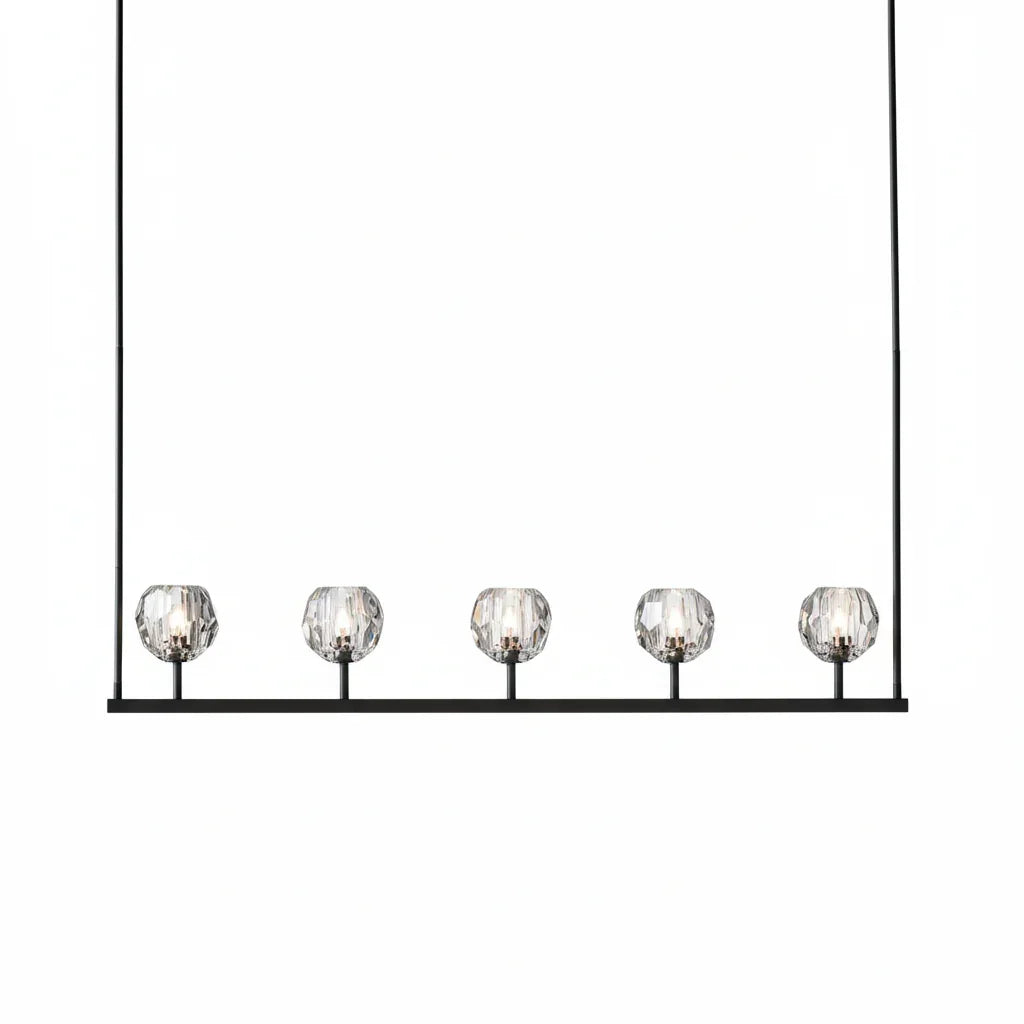 Crystal Ball Linear Chandelier | wildoxy