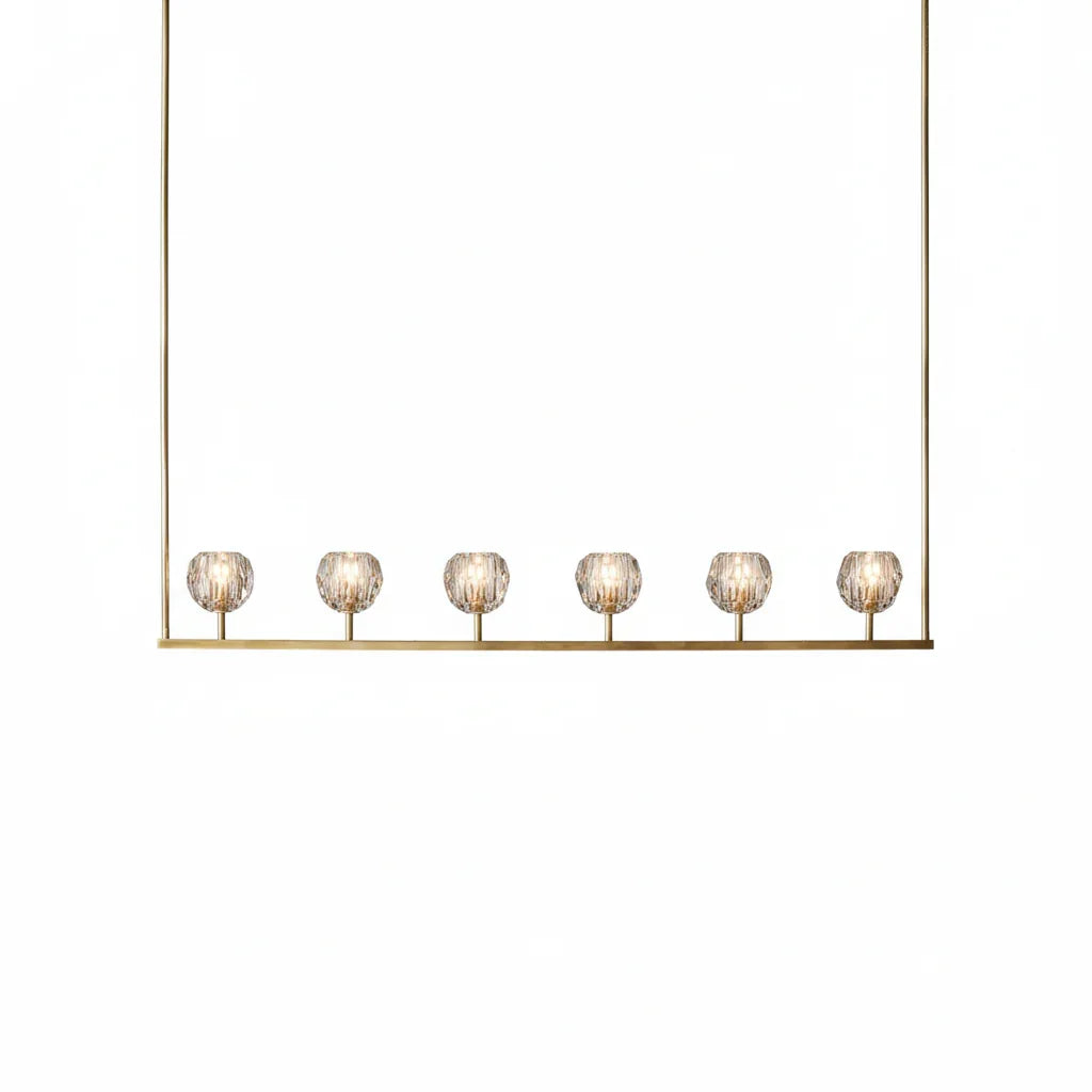 Crystal Ball Linear Chandelier | wildoxy