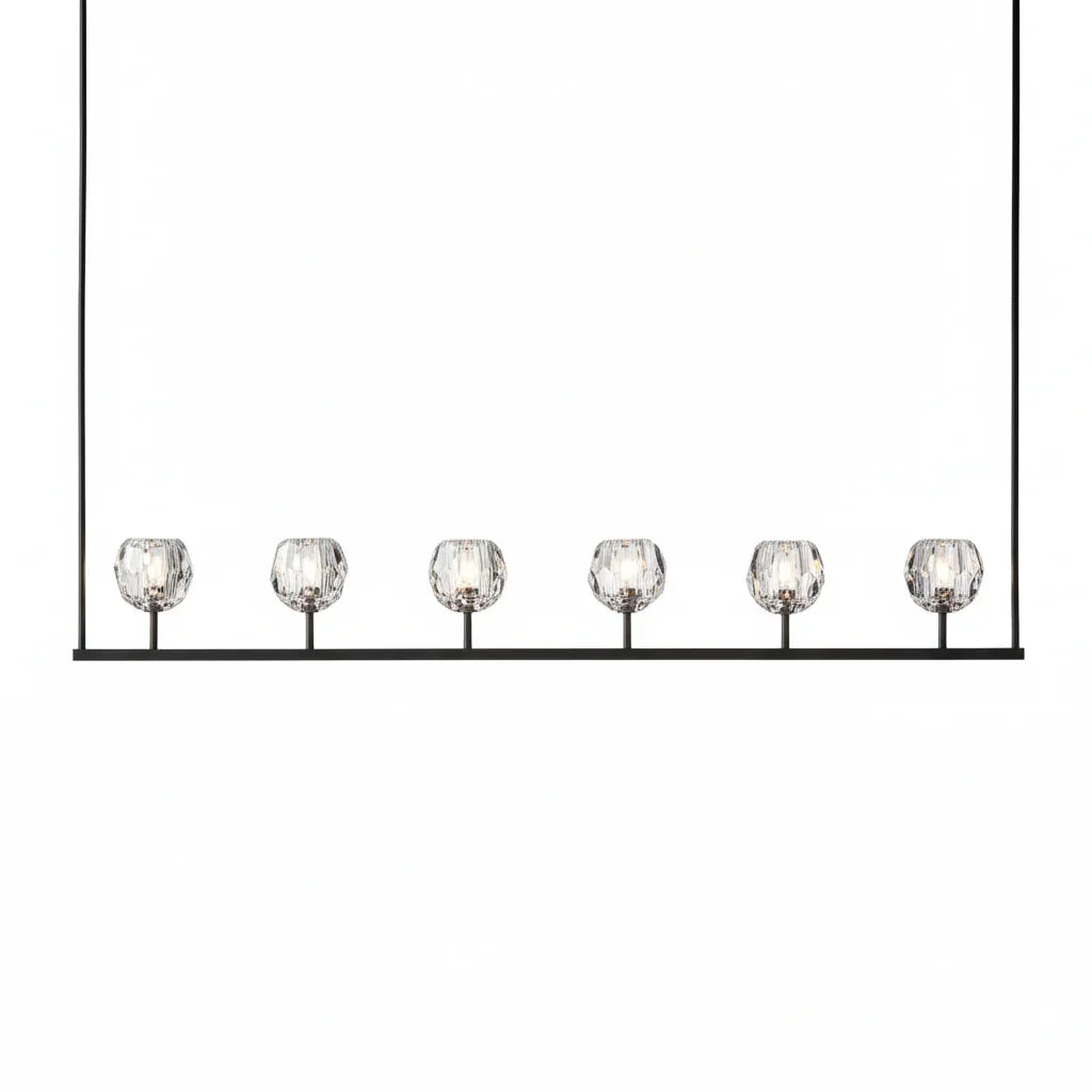 Crystal Ball Linear Chandelier | wildoxy