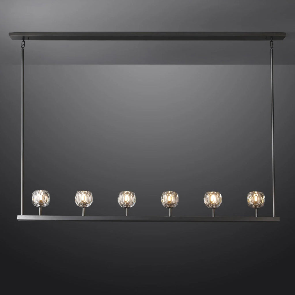 Crystal Ball Linear Chandelier | wildoxy