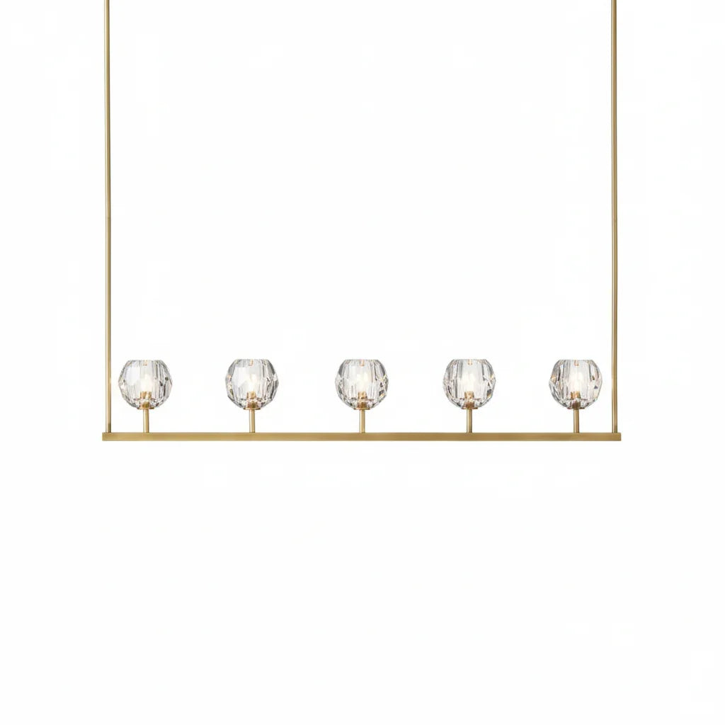 Crystal Ball Linear Chandelier | wildoxy