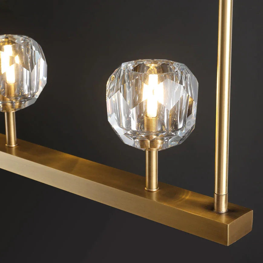 Crystal Ball Linear Chandelier | wildoxy