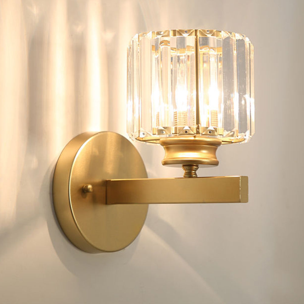 Crystal Wall Light — Modern Round and Square Designs