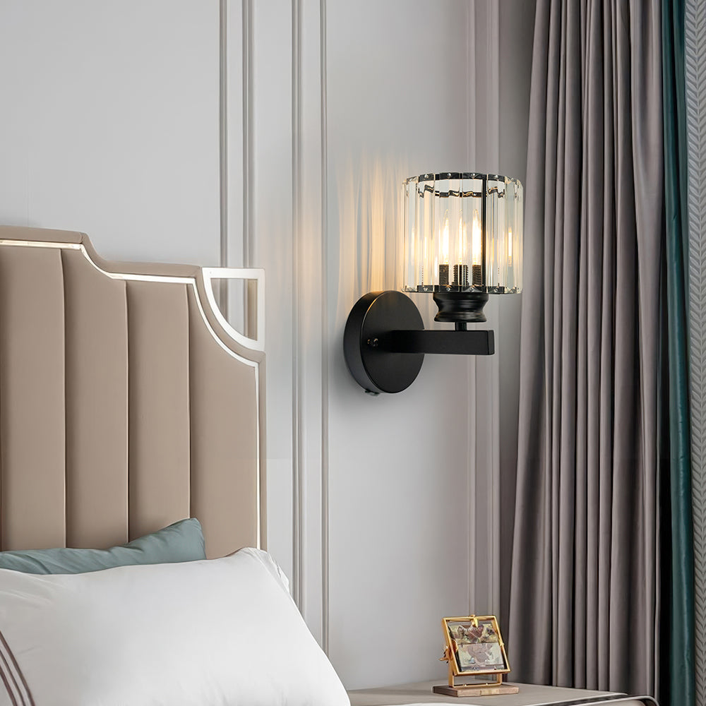 Crystal Wall Light — Modern Round and Square Designs