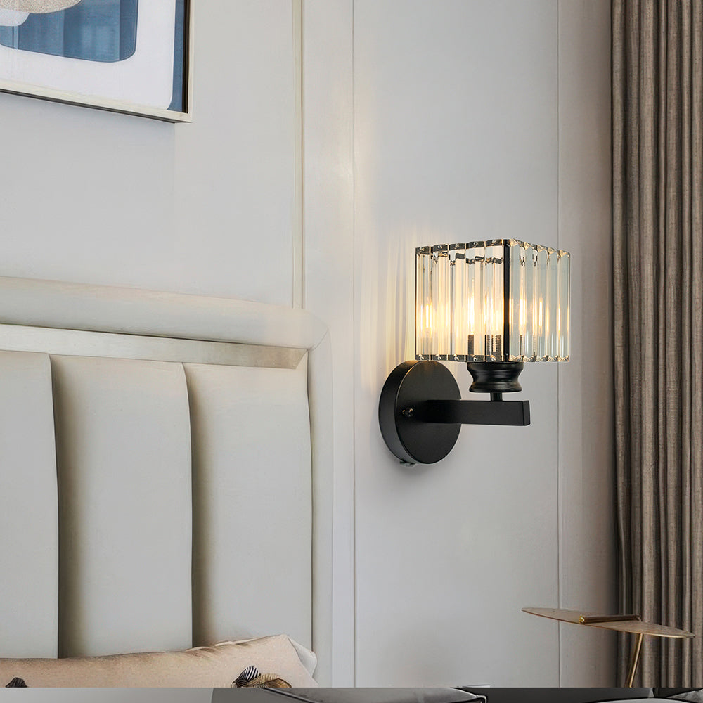 Crystal Wall Light — Modern Round and Square Designs