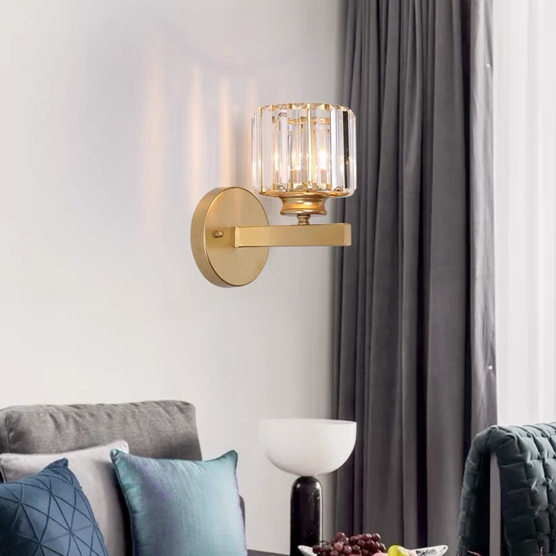 Crystal Wall Light — Modern Round and Square Designs