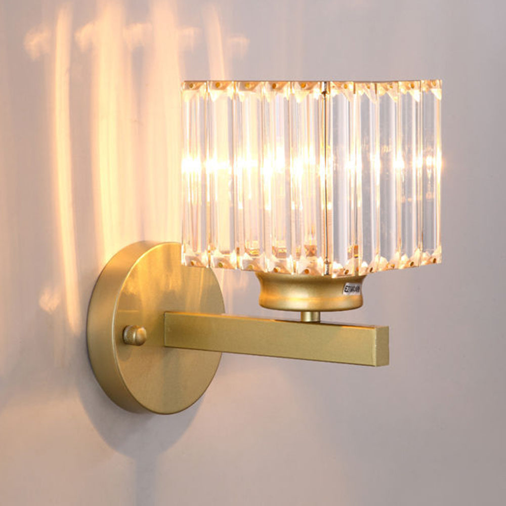 Crystal Wall Light — Modern Round and Square Designs