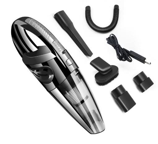 120W trådløs krummesuger — Vådt/tørt, tilbehør