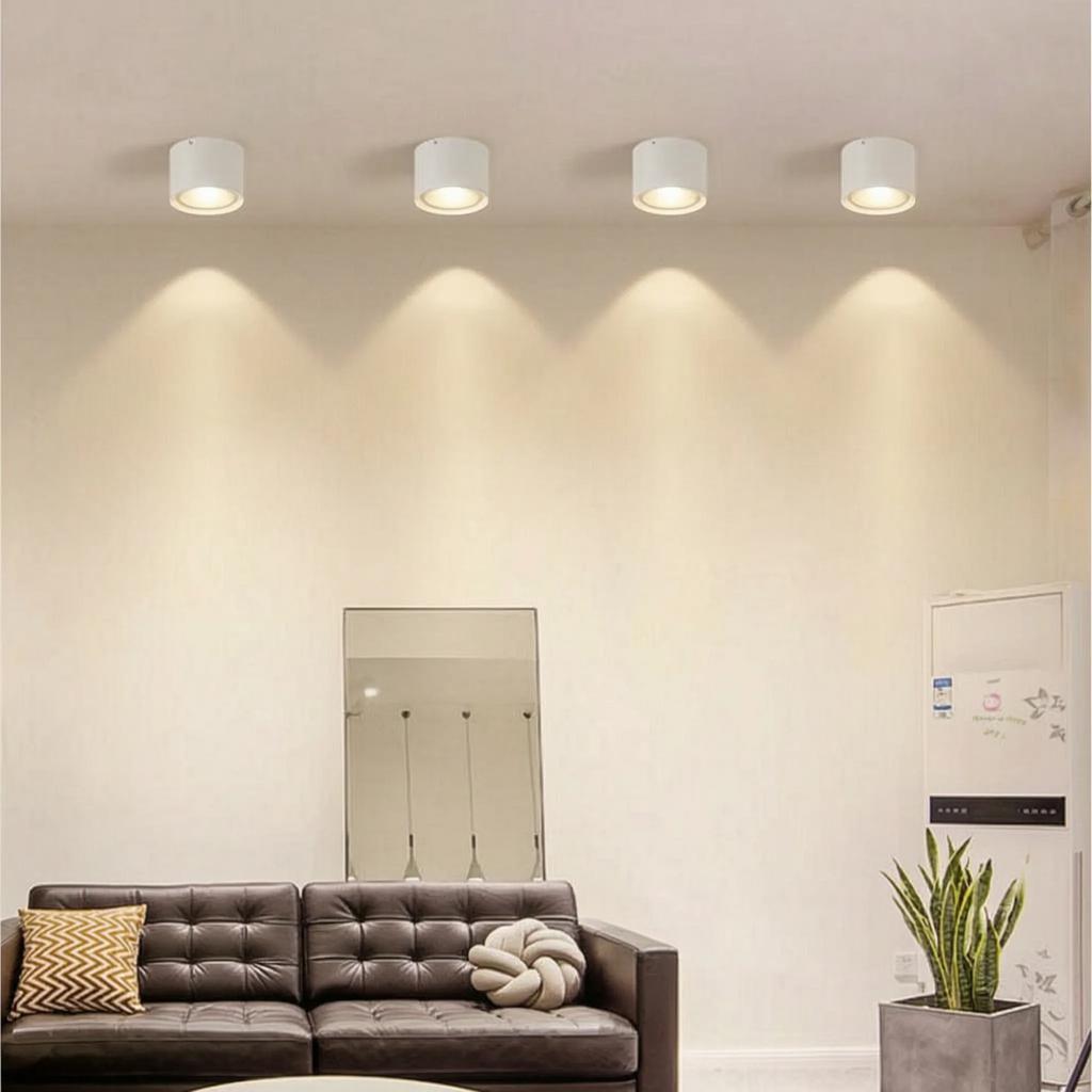 Modern Cylindrical Ceiling Light -  Overhead Illumination - Wildoxy