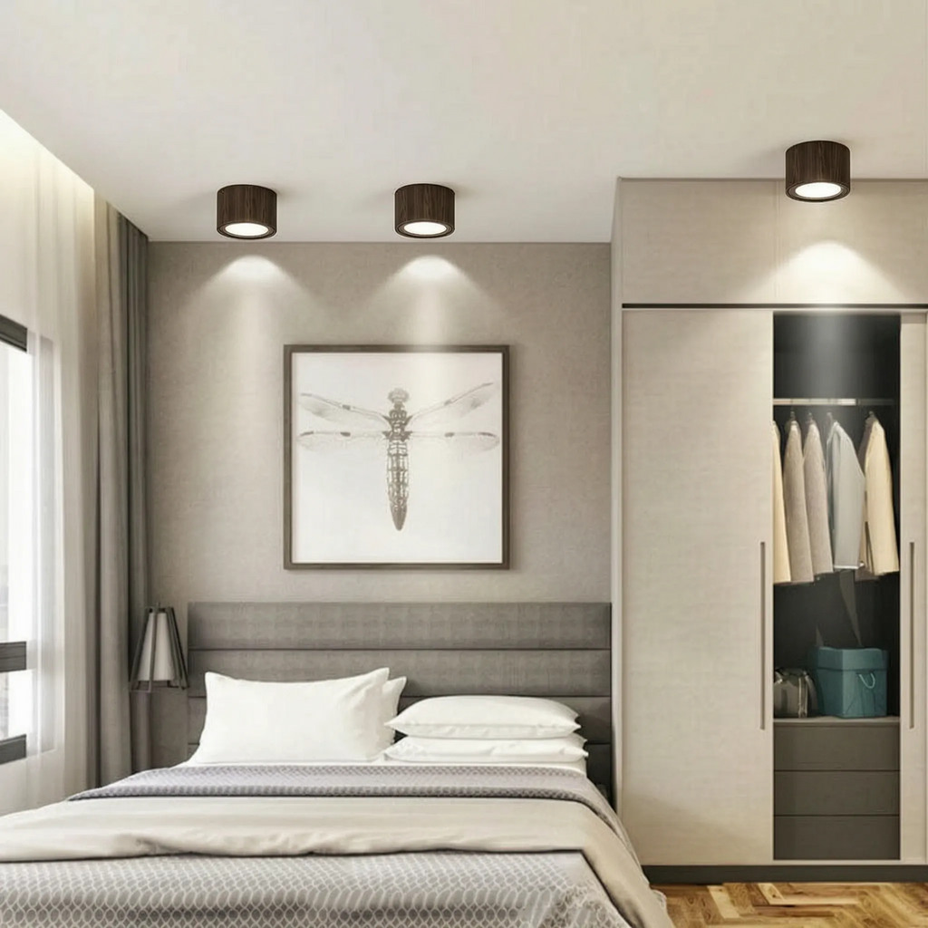 Modern Cylindrical Ceiling Light -  Overhead Illumination - Wildoxy