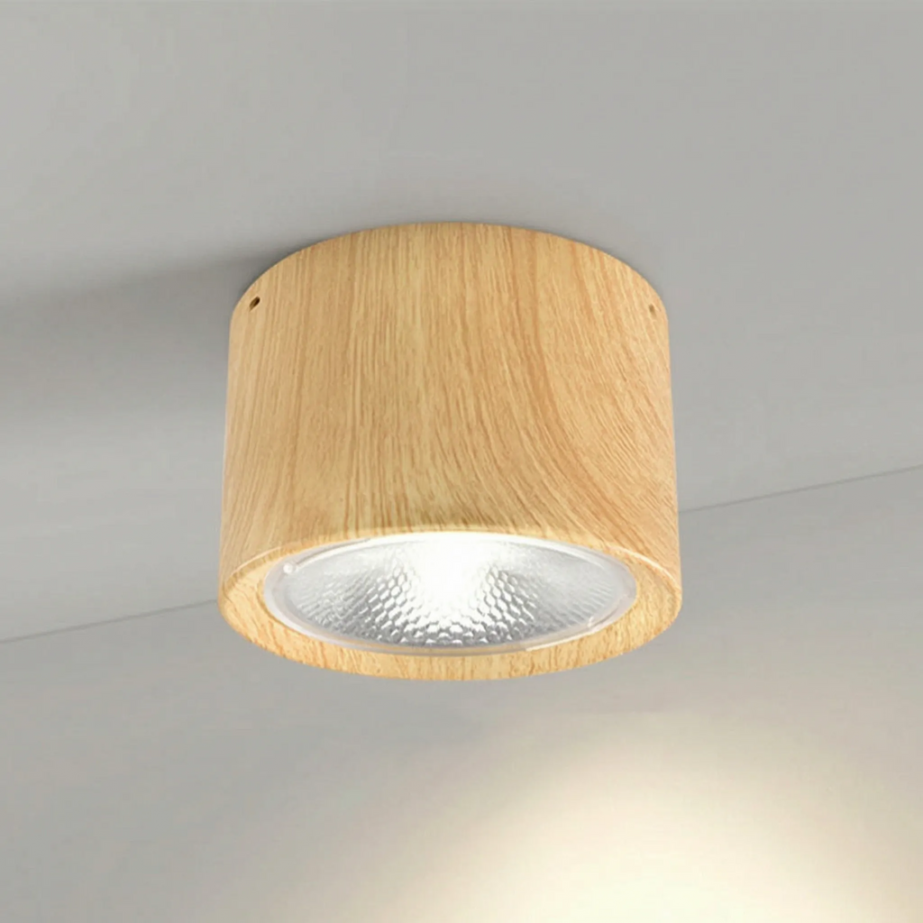 Modern Cylindrical Ceiling Light -  Overhead Illumination - Wildoxy