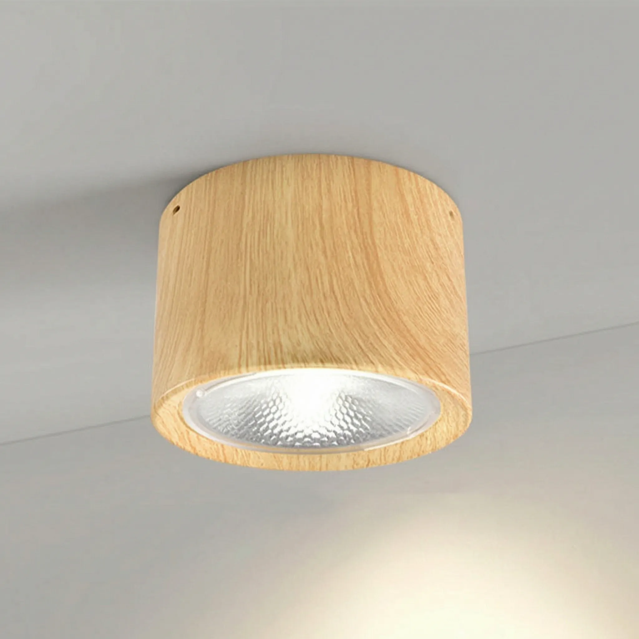 Modern Cylindrical Ceiling Light -  Overhead Illumination - Wildoxy