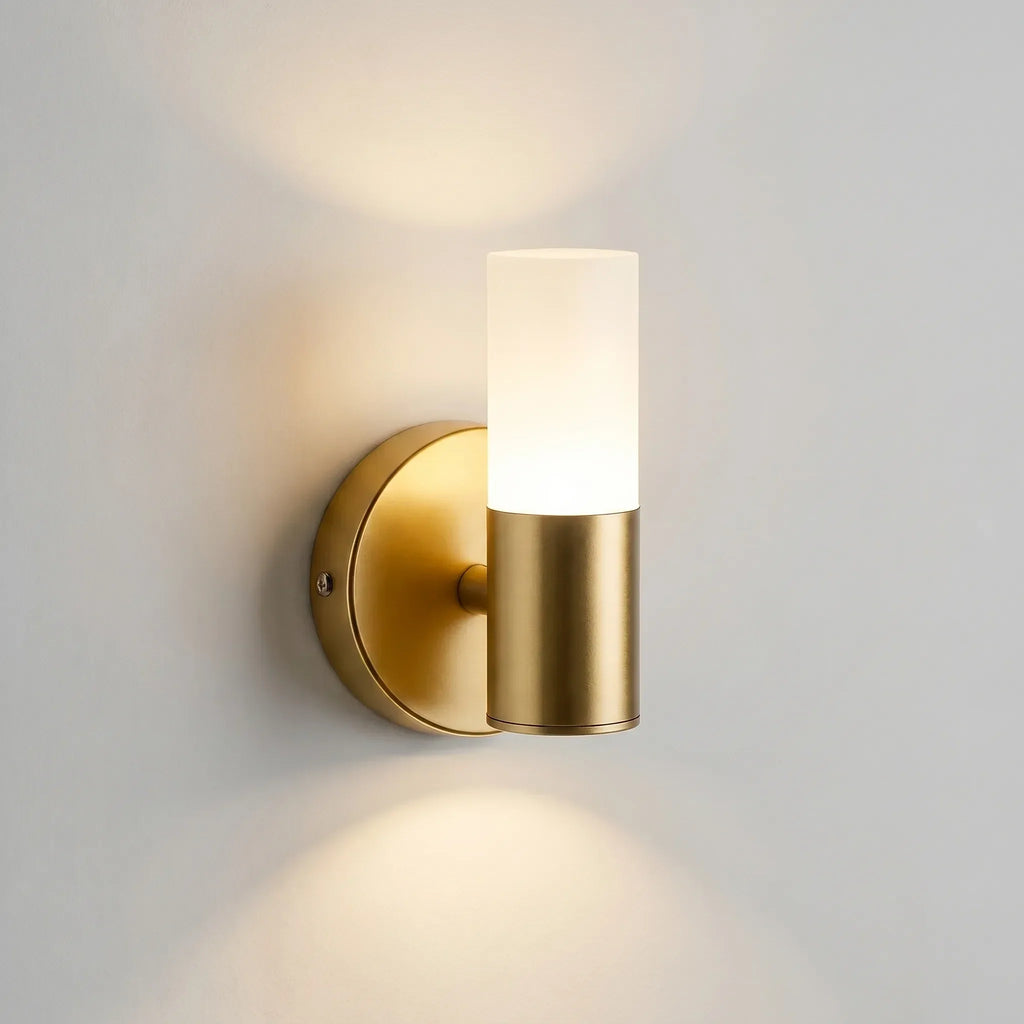 Minimalist Cylinder Wall Lamp -  Bedside Reading Light - Wildoxy