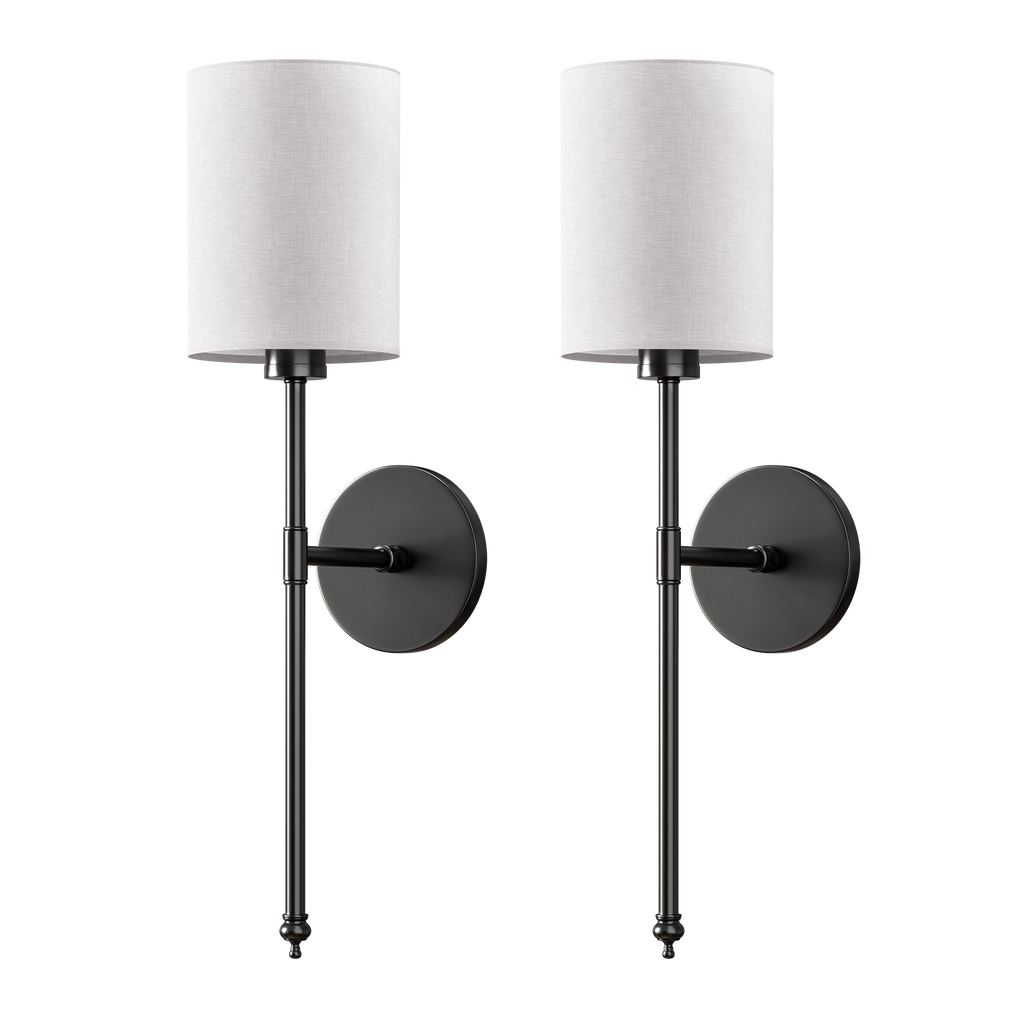 2 darabos aranyszínű fali lámpa - fehér hengeres kialakítás, vezeték nélküli RGB-fényerőszabályozó