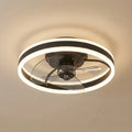Modern LED Ceiling Fan Light -  Circulating Indoor Air - Wildoxy