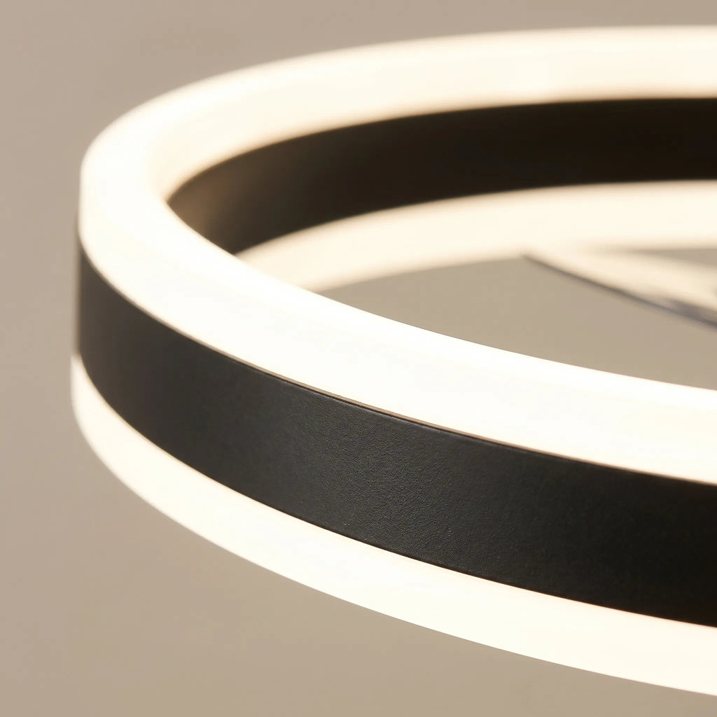 Modern LED Ceiling Fan Light -  Circulating Indoor Air - Wildoxy