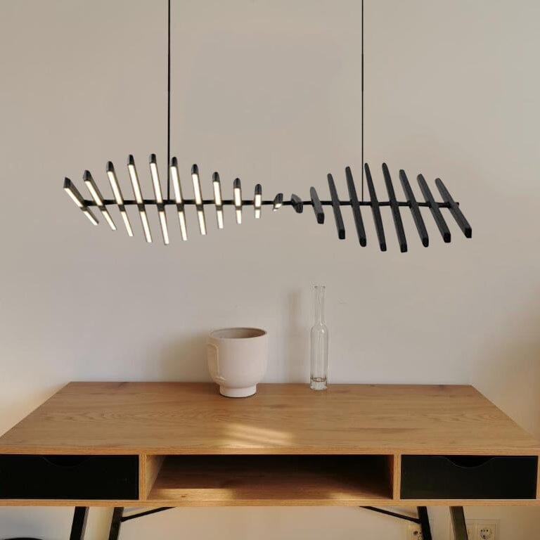 Quillbone Remote Controlled Chandelier — Independent Adjustable Bulbs
