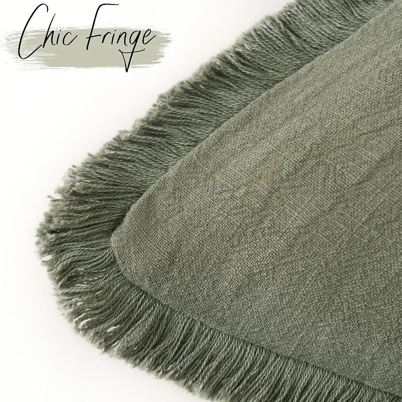 Crestline Cotton Linen Pillow Covers — Durable Construction, Elegant Finish