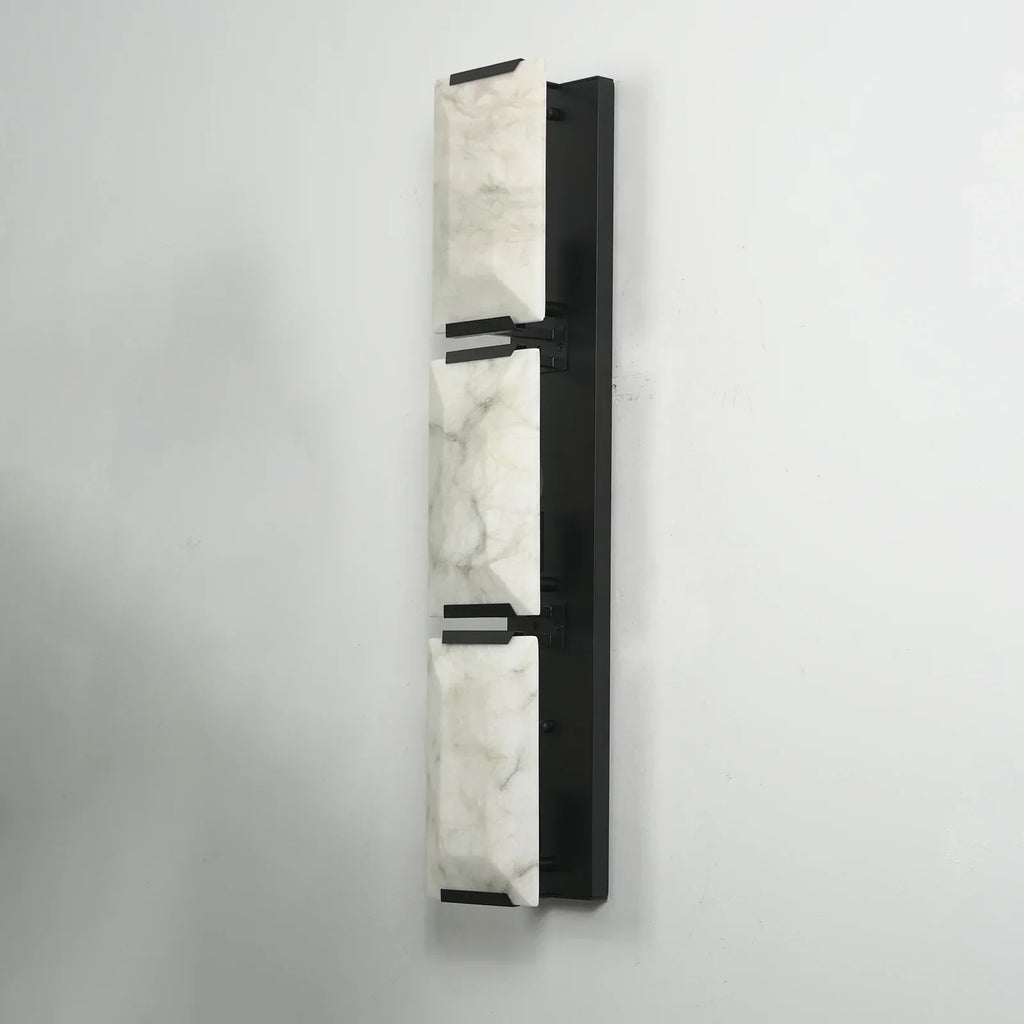 Alabaster Rectangular Wall Lamp | wildoxy