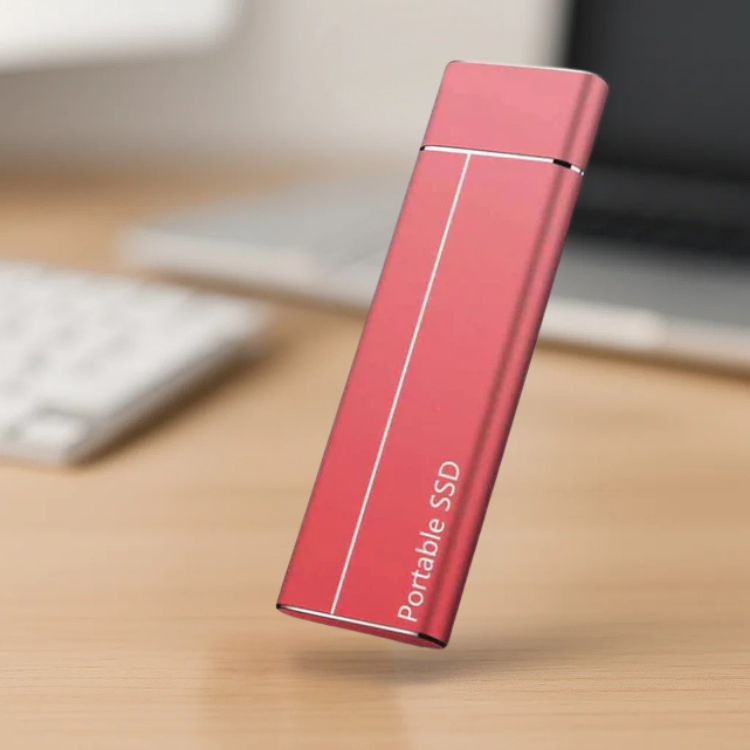 5TB:n kannettava ulkoinen SSD - nopea USB 3.2 -tiedonsiirto
