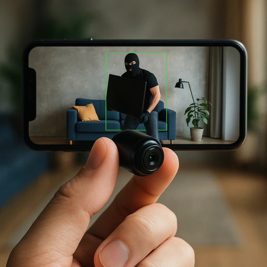 Cameră compactă de supraveghere - Audio, vedere nocturnă, WiFi și hotspot