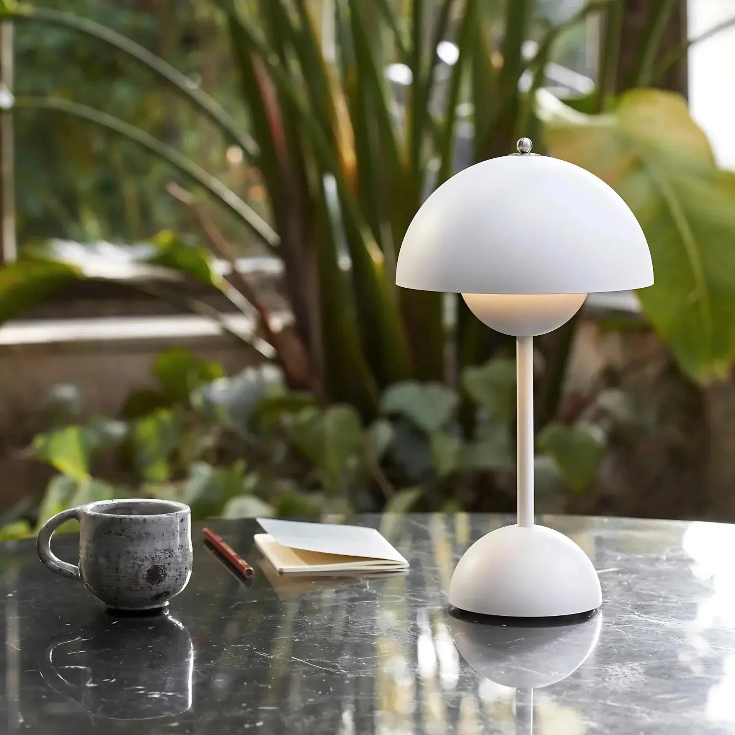Lumera Modern LED Table Lamp — Minimal Ambient Design, Clean Silhouette