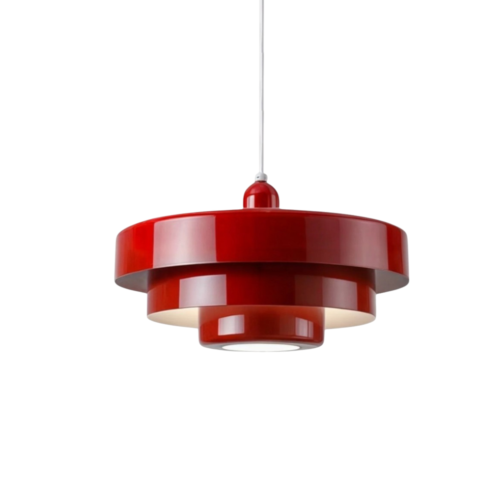 Bauhaus Tiered Glass Pendant Ceiling Light