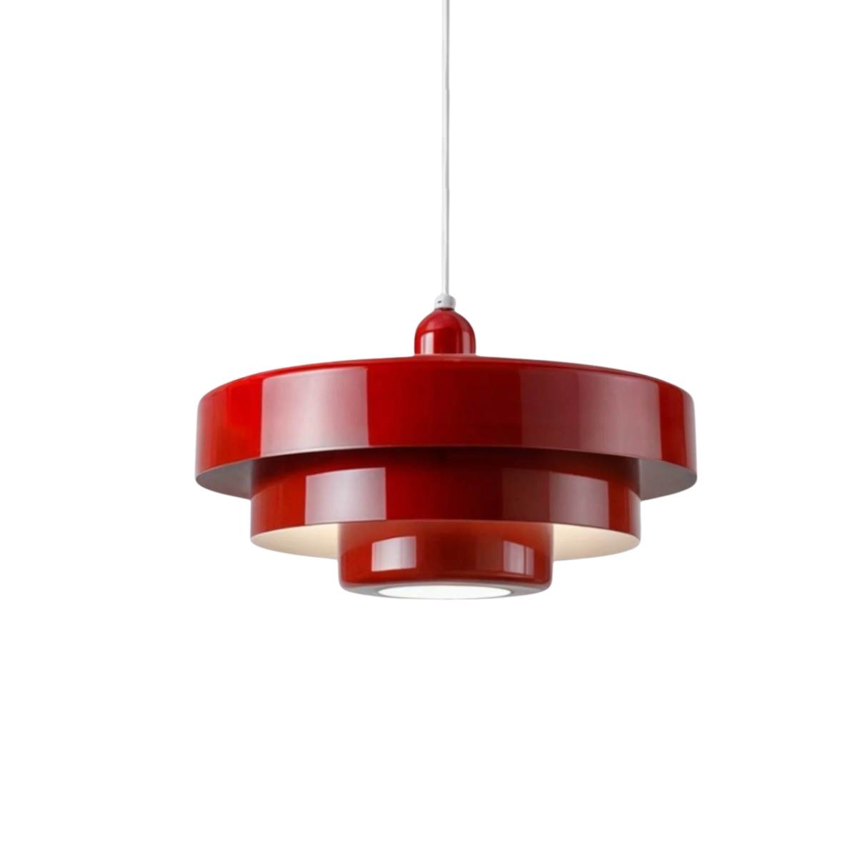 Bauhaus Tiered Glass Pendant Ceiling Light