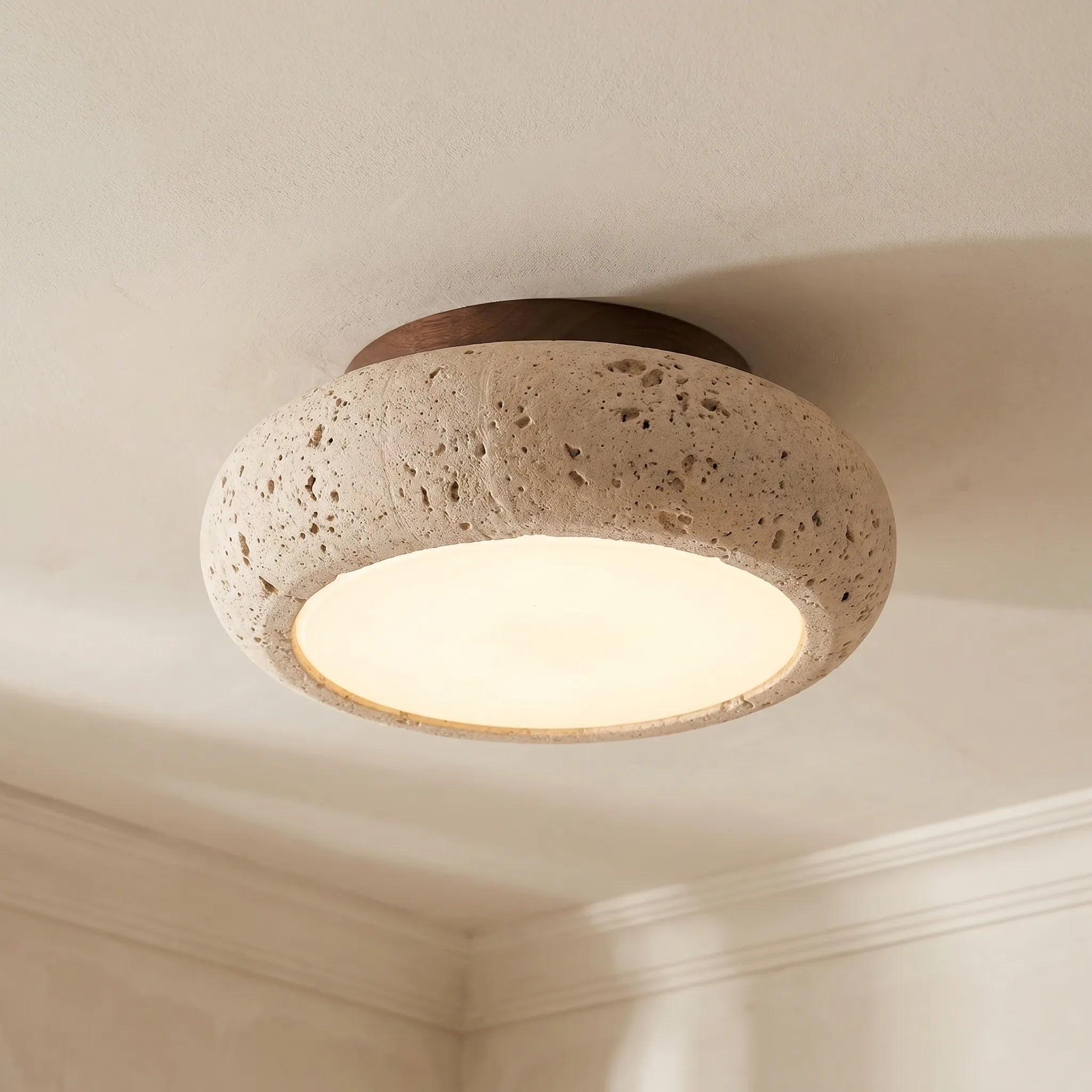 Flush Mount Ceiling Fixture -  Lighting Compact Hallways - Wildoxy