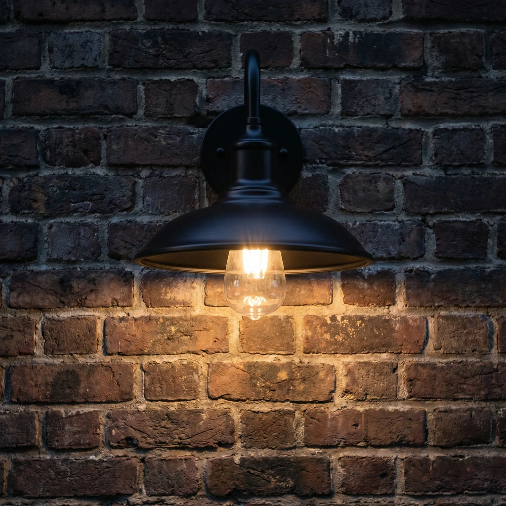 Industrial Style Wall Fixture -  Lighting Dark Corridors - Wildoxy