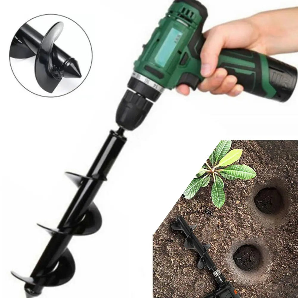 30 cm havespiralbor til at lave plantehuller med håndboremaskine