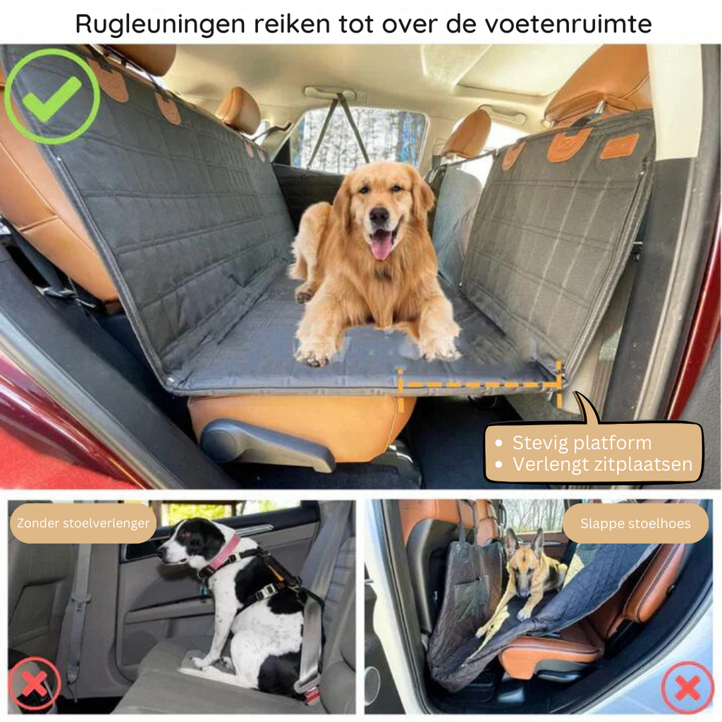 Wasserdichter Hunde-Autositzbezug — Sicherer Rücksitzschutz